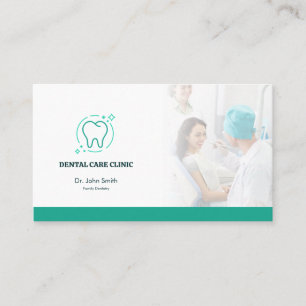 Tarjeta De Visita Cita con el dentista moderno de odontología person