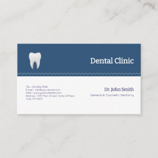 Tarjeta De Visita Cita con el dentista sostenible y ecológico