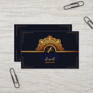 Tarjeta De Visita Cita con Estilista de Pelo Elegante y con Clase