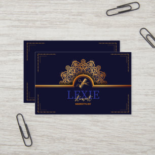 Tarjeta De Visita Cita con Estilista de Pelo Elegante y con Clase