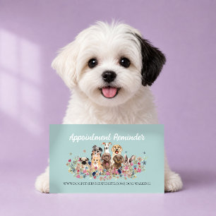 Tarjeta De Visita Cita con veterinario de cuidado de mascotas peluqu
