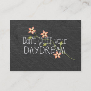 Tarjeta De Visita Cita Daydream en el pizarrón