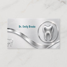 Cita De Dentista Empresarial De Metal Plateado Mod