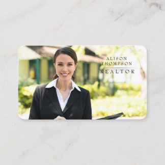 Tarjeta De Visita Cita de fotografía de Real Estate Realtor
