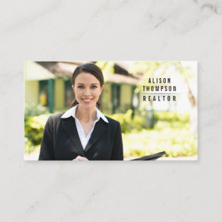 Tarjeta De Visita Cita de fotografía de Real Inmobiliaria Realtor