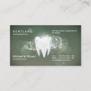 Tarjeta De Visita Cita de odontología dental dientes