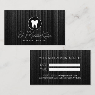 Tarjeta De Visita Cita Dental Profesional