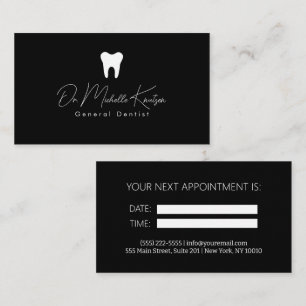 Tarjeta De Visita Cita Dental Profesional