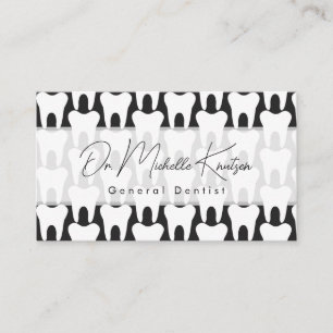 Tarjeta De Visita Cita Dental Profesional