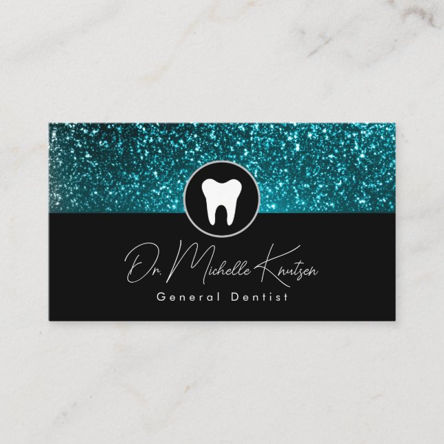 Tarjeta De Visita Cita Dental Profesional (Anverso)