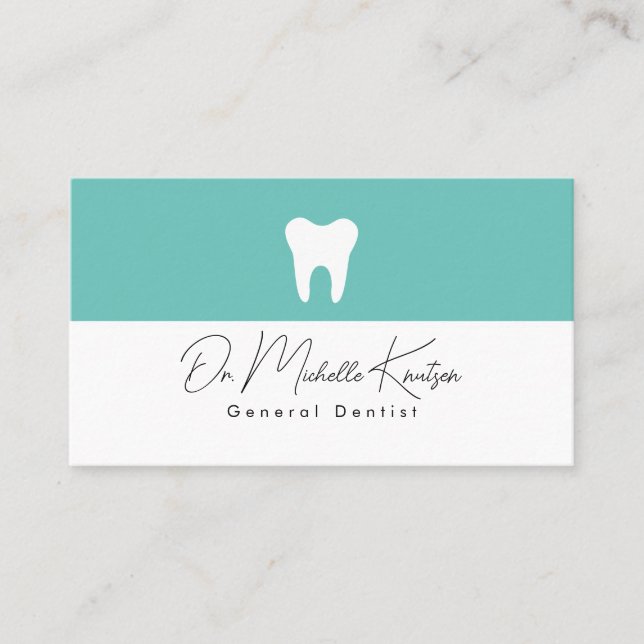 Tarjeta De Visita Cita Dental Profesional (Anverso)