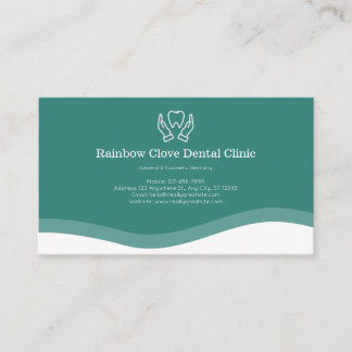 Tarjeta De Visita Cita Dental Profesional Moderna