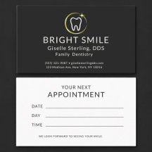Cita Dental Simple Odontología Black Gold