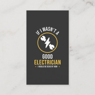 Tarjeta De Visita Cita divertida de electricista