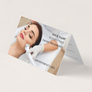Tarjeta De Visita Cita en el salón de belleza y cuidado de la piel