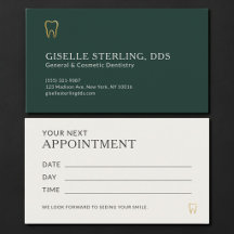 Cita en la Oficina Dental Green & Gold