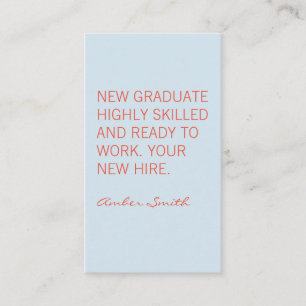 Tarjeta De Visita Cita en negrita