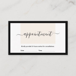 Tarjeta De Visita Cita moderna de caligrafía de Moda de diseño limpi