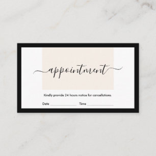 Tarjeta De Visita Cita moderna de caligrafía de Moda de diseño limpi