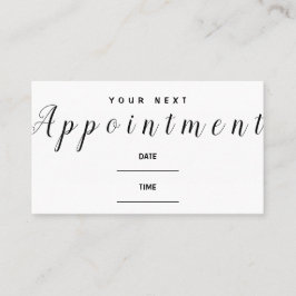 Tarjeta De Visita Cita musical Recuerde a tarjeta su próxima visita