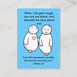 Tarjeta De Visita Citas preocupantes de la Biblia