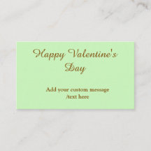 Citrus verde marrón feliz día de San Valentín simp