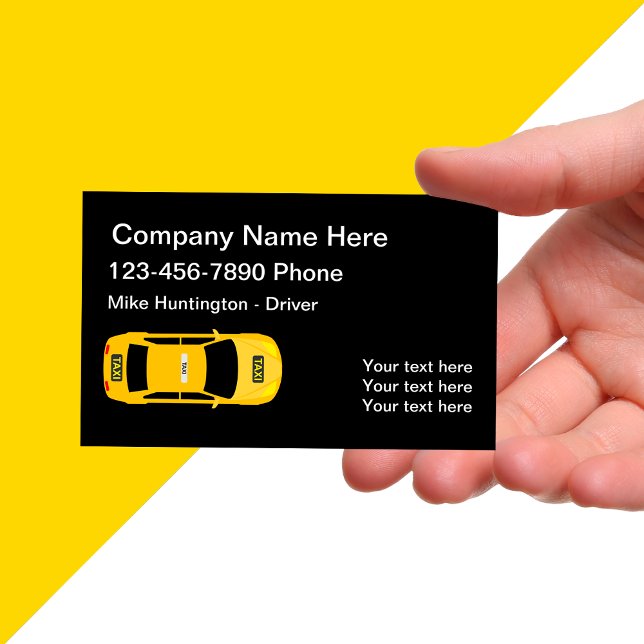 Tarjeta De Visita City Taxi Modern (Subido por el creador)