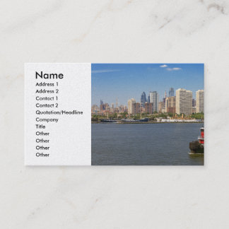 Tarjeta De Visita Ciudad - Camden, NJ - La ciudad de Filadelfia