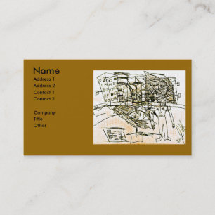 TARJETA DE VISITA CIUDAD DE LA CARA DEL PECHO