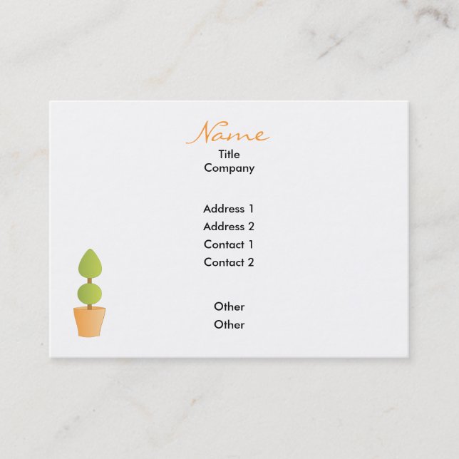 Tarjeta De Visita Ciudad de Peach (Anverso)