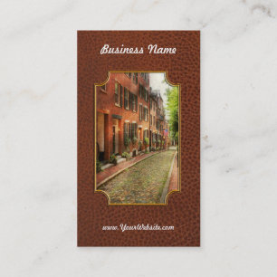 Tarjeta De Visita Ciudad - MAMÁES de Boston - Calle Acorn