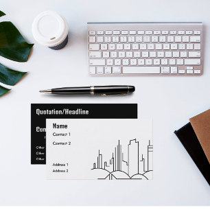 Tarjeta De Visita ciudad moderna