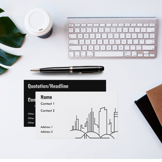 Tarjeta De Visita ciudad moderna (Subido por el creador)