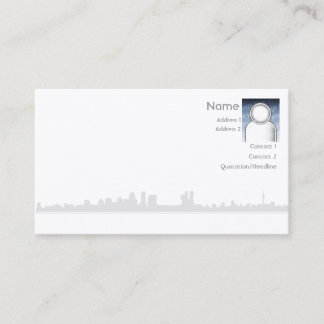 Tarjeta De Visita Ciudad - negocio