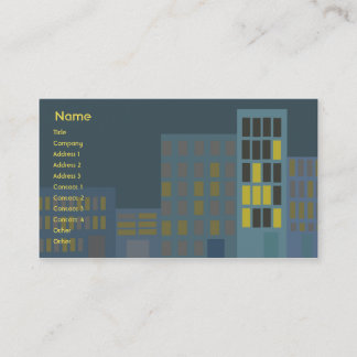 Tarjeta De Visita Ciudad - negocio