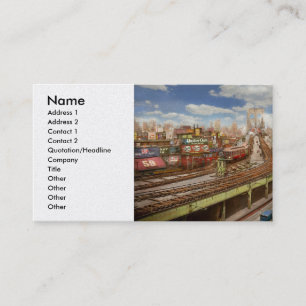Tarjeta De Visita Ciudad - Nueva York - El puente de Brooklyn de 190