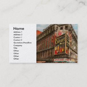 Tarjeta De Visita Ciudad - NY - Tastee's y Macy's 1942