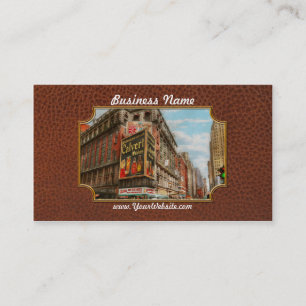 Tarjeta De Visita Ciudad - NY - Tastee's y Macy's 1942