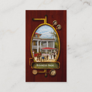 Tarjeta De Visita Ciudad - OH - La Casa Club de Chester Park 1909
