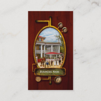 Tarjeta De Visita Ciudad - OH - La Casa Club de Chester Park 1909