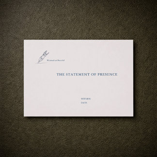 Tarjeta De Visita Civil Ceremony Non Traditional Wedding Witness 