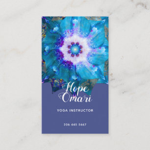 Tarjeta De Visita Clair de Lune Mandala de la Paz