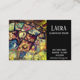 Tarjeta de visita Clairvoyant Psychic