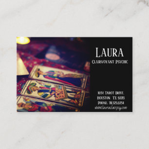 Tarjeta de visita Clairvoyant Psychic