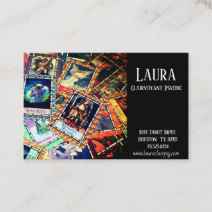 Tarjeta de visita Clairvoyant Psychic
