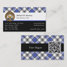 Tarjeta De Visita Clan Hannay Tartan