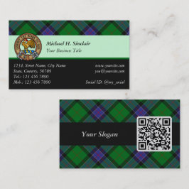 Tarjeta De Visita Clan Sinclair Hunting Tartan