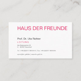 Tarjeta de visita clara