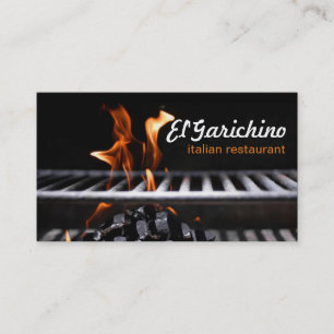 Tarjeta De Visita Clases de cocina del restaurante de comidas para c