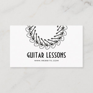 Tarjeta De Visita Clases de Guitarra